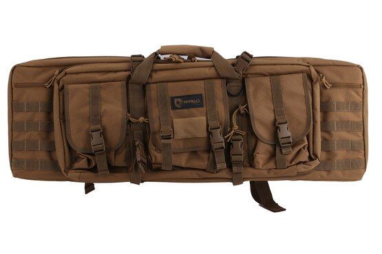 Drago Gear Double Rifle Case comes in Tan color